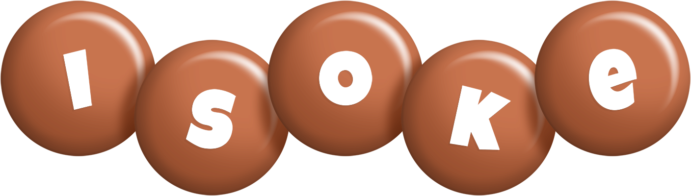 Isoke candy-brown logo