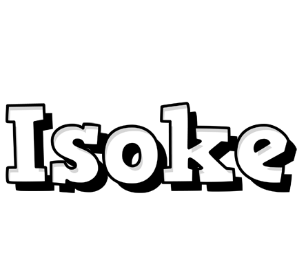 Isoke snowing logo