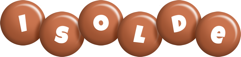 Isolde candy-brown logo