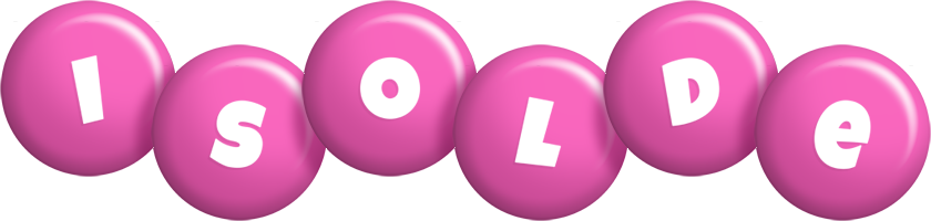 Isolde candy-pink logo