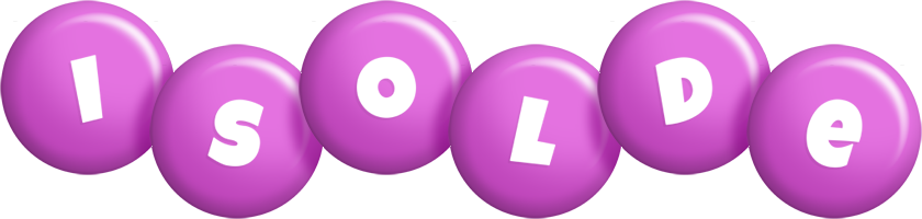 Isolde candy-purple logo