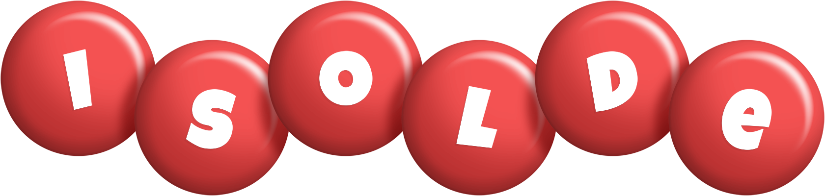 Isolde candy-red logo
