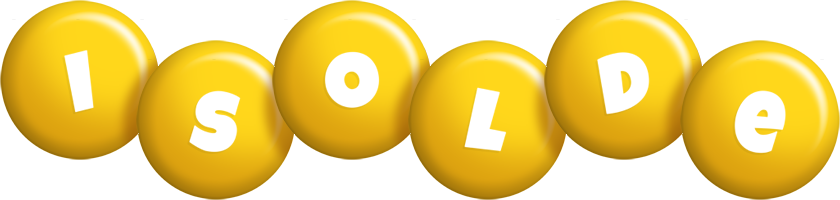 Isolde candy-yellow logo