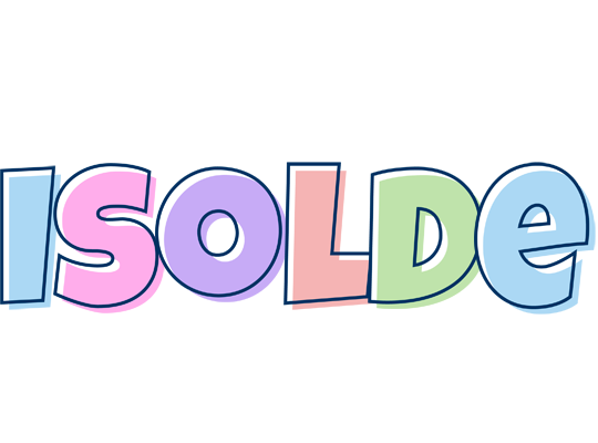 Isolde pastel logo