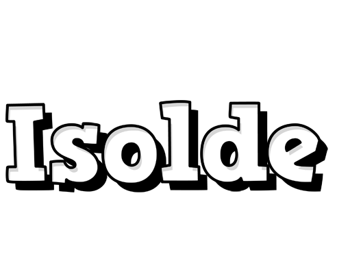 Isolde snowing logo