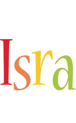 Isra birthday logo