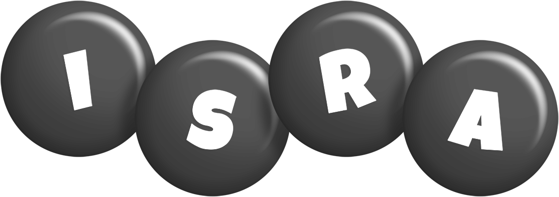 Isra candy-black logo