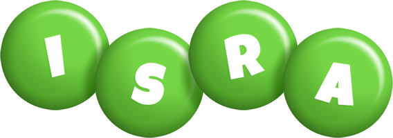 Isra candy-green logo