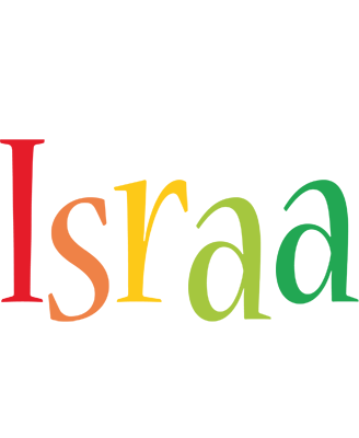 Israa birthday logo