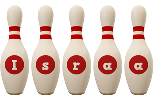 Israa bowling-pin logo