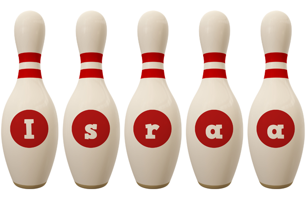 Israa bowling-pin logo