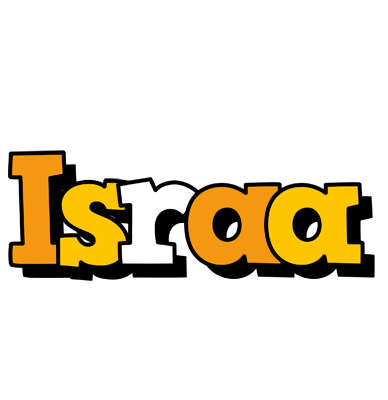 Israa cartoon logo