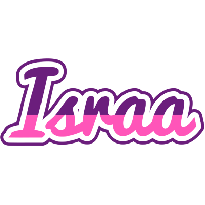 Israa cheerful logo