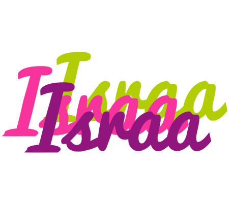 Israa flowers logo
