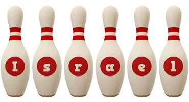 Israel bowling-pin logo