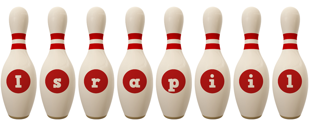 Israpiil bowling-pin logo
