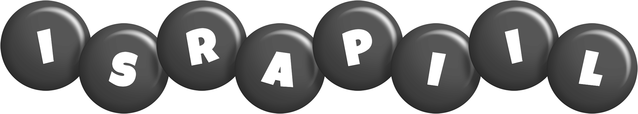 Israpiil candy-black logo