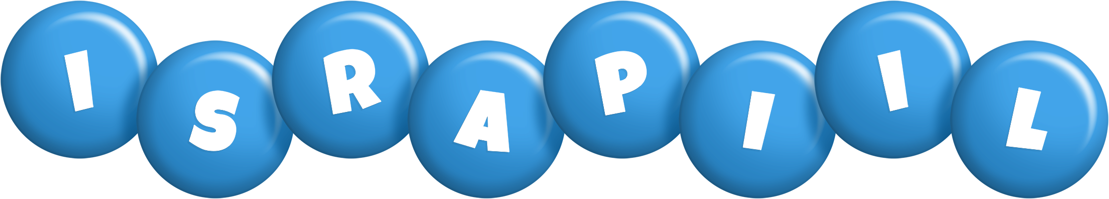 Israpiil candy-blue logo