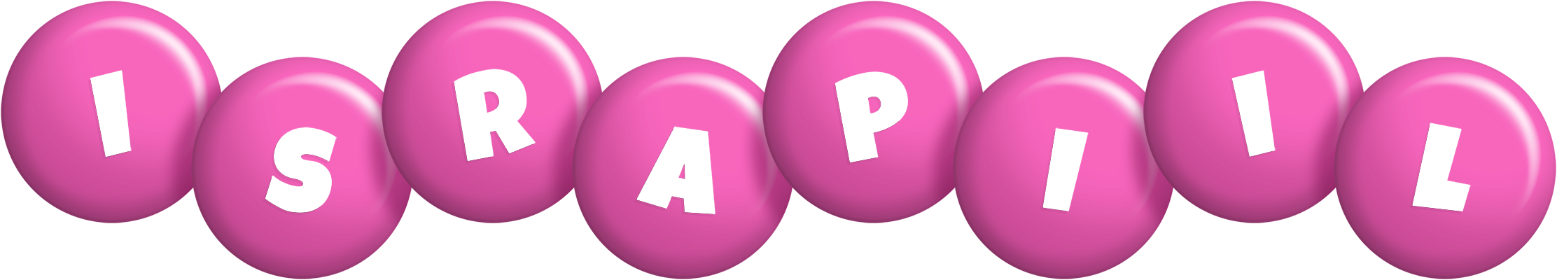 Israpiil candy-pink logo