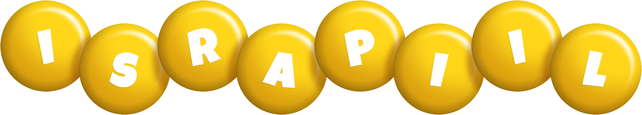 Israpiil candy-yellow logo