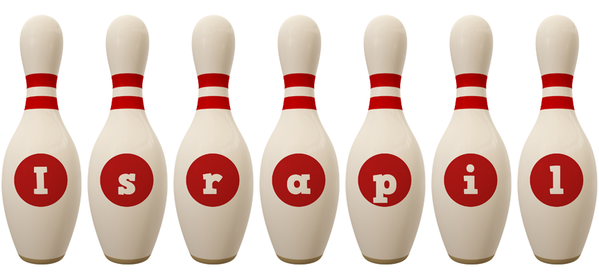 Israpil bowling-pin logo