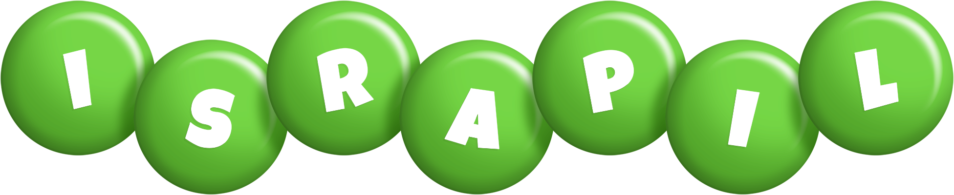 Israpil candy-green logo