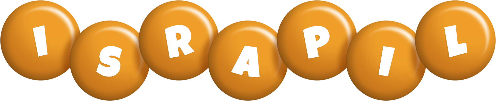 Israpil candy-orange logo