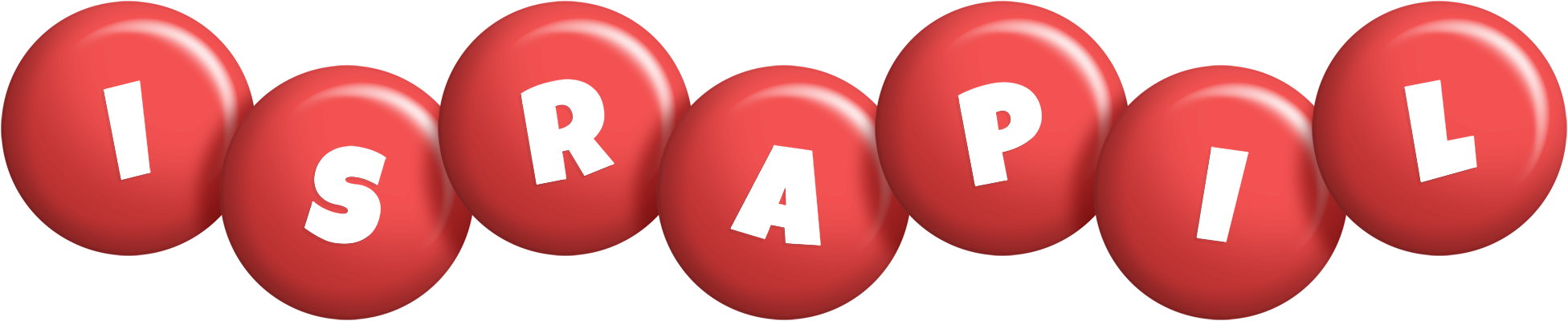 Israpil candy-red logo