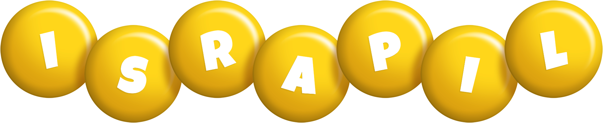 Israpil candy-yellow logo
