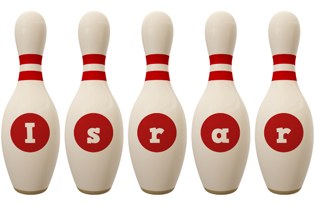 Israr bowling-pin logo