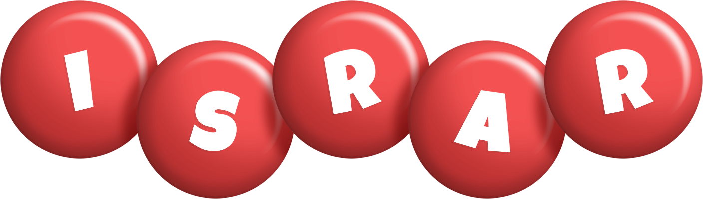 Israr candy-red logo