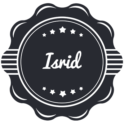 Isrid badge logo