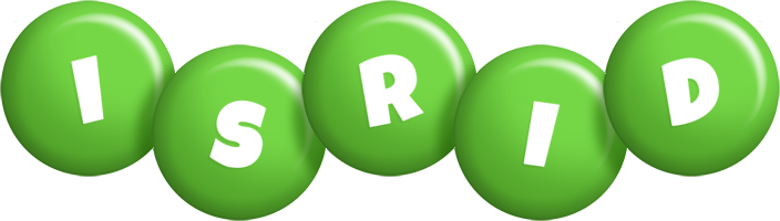 Isrid candy-green logo