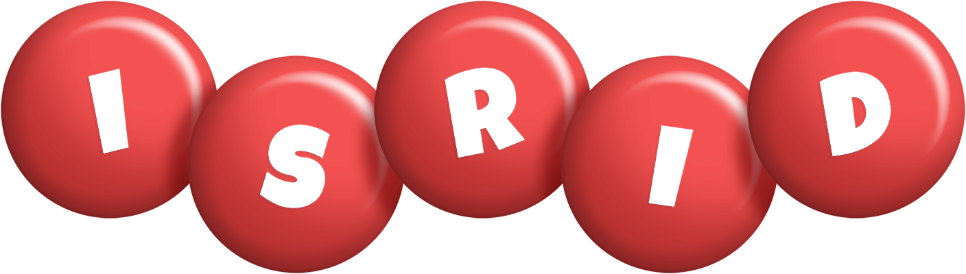 Isrid candy-red logo