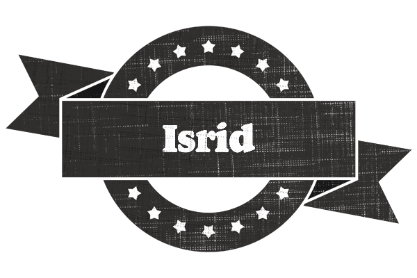 Isrid grunge logo
