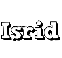 Isrid snowing logo
