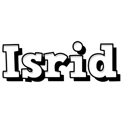 Isrid snowing logo