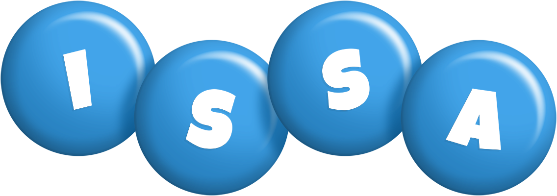 Issa candy-blue logo
