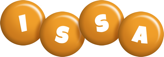 Issa candy-orange logo