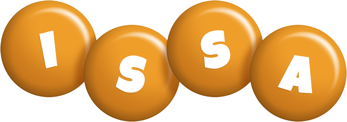 Issa candy-orange logo