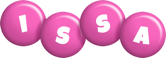 Issa candy-pink logo