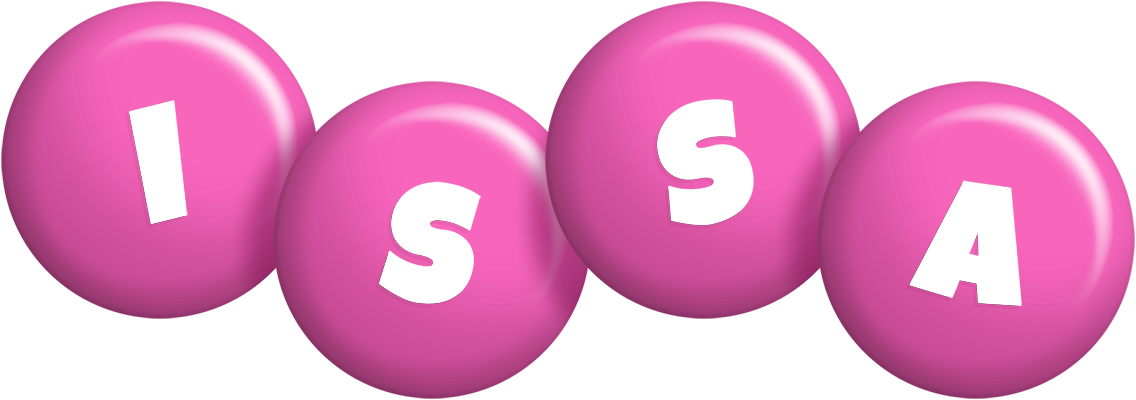 Issa candy-pink logo