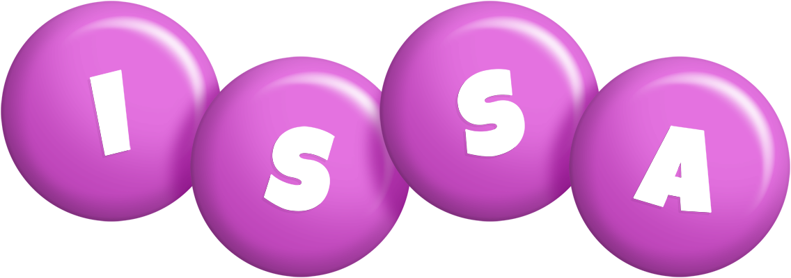 Issa candy-purple logo