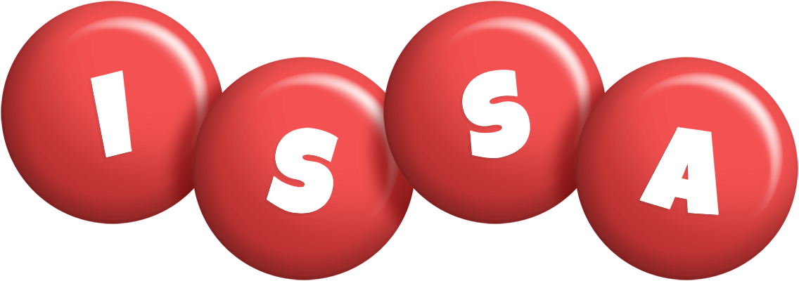 Issa candy-red logo