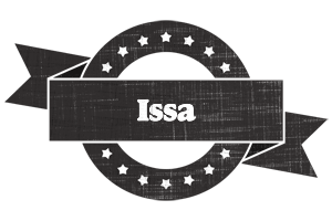 Issa grunge logo