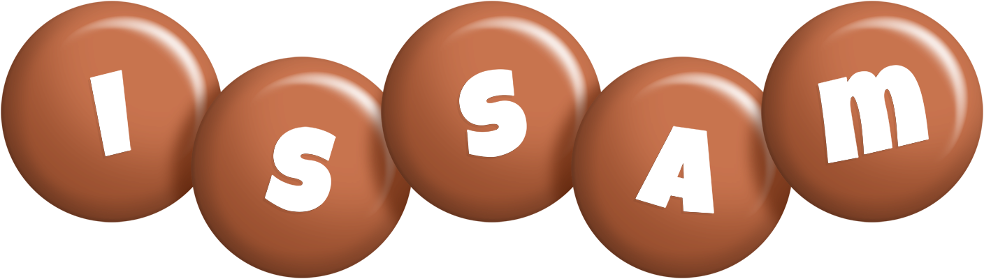 Issam candy-brown logo