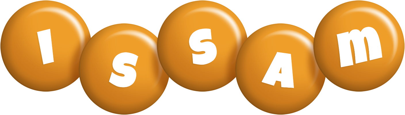 Issam candy-orange logo