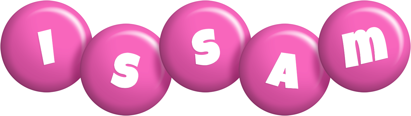 Issam candy-pink logo