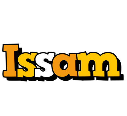 Issam cartoon logo