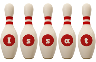 Issat bowling-pin logo